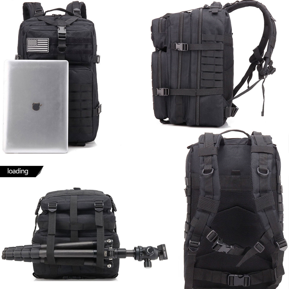 45L Large Backpack / Daypack Military Grade Tactical Outdoor