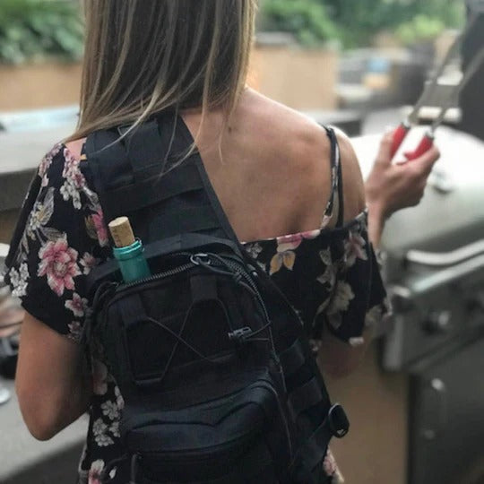 Tactical Shoulder Sling Backpack Military Grade Outdoor Compact