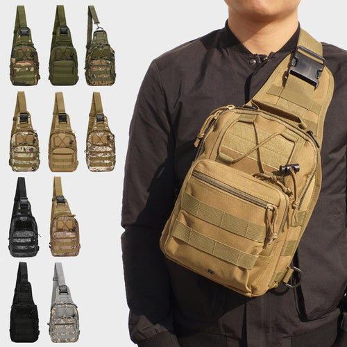 Tactical Shoulder Sling Backpack Military Grade Outdoor Compact