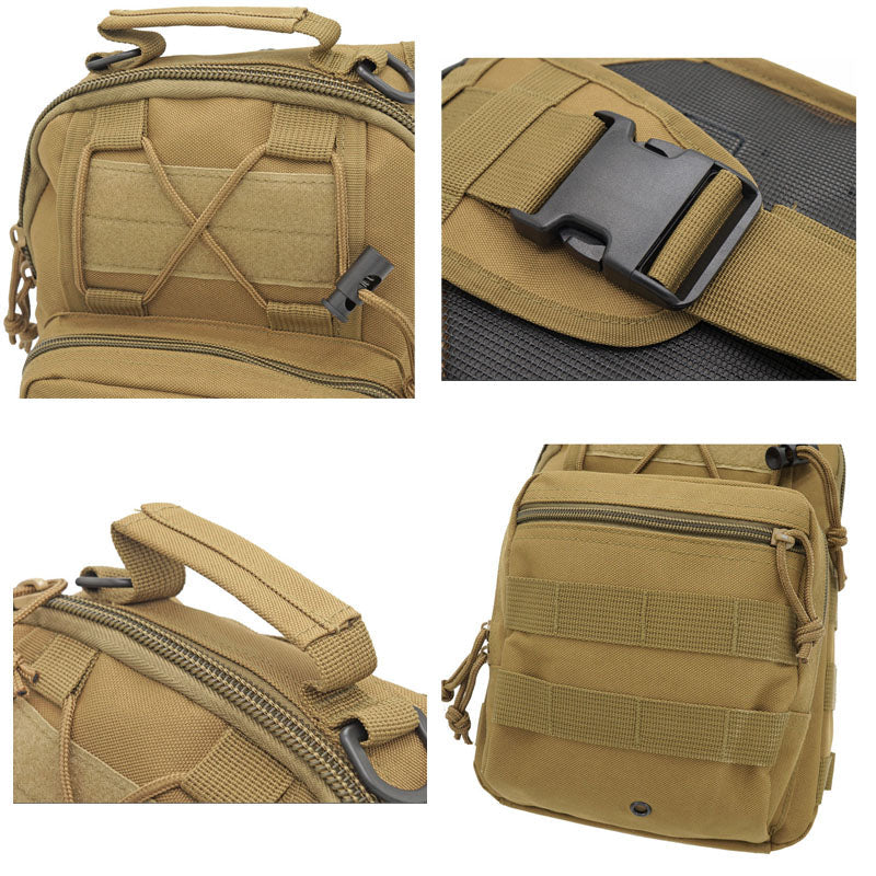 Tactical Shoulder Sling Backpack Military Grade Outdoor Compact