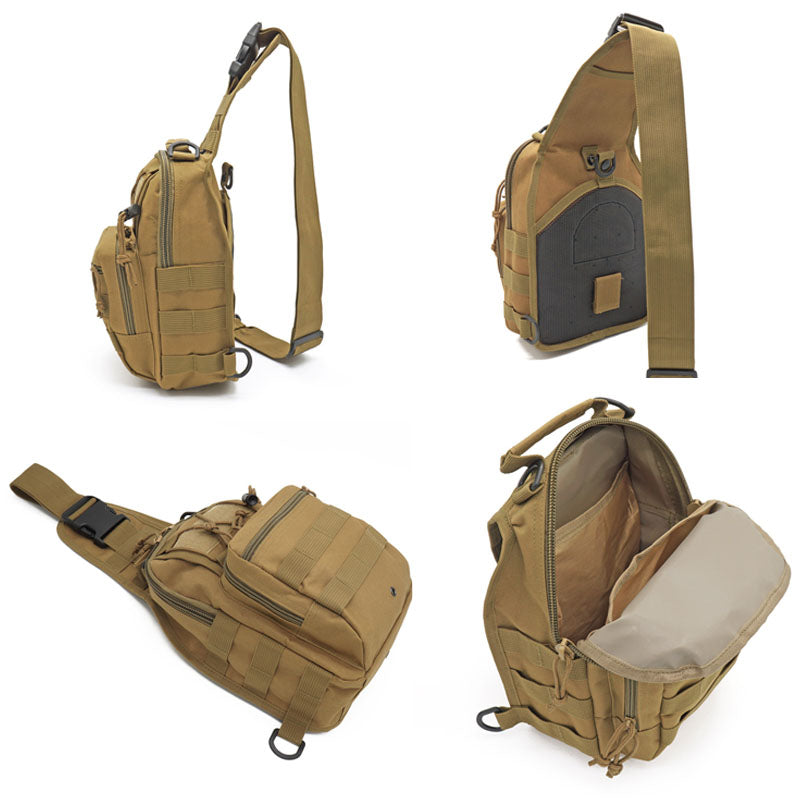 Tactical Shoulder Sling Backpack Military Grade Outdoor Compact