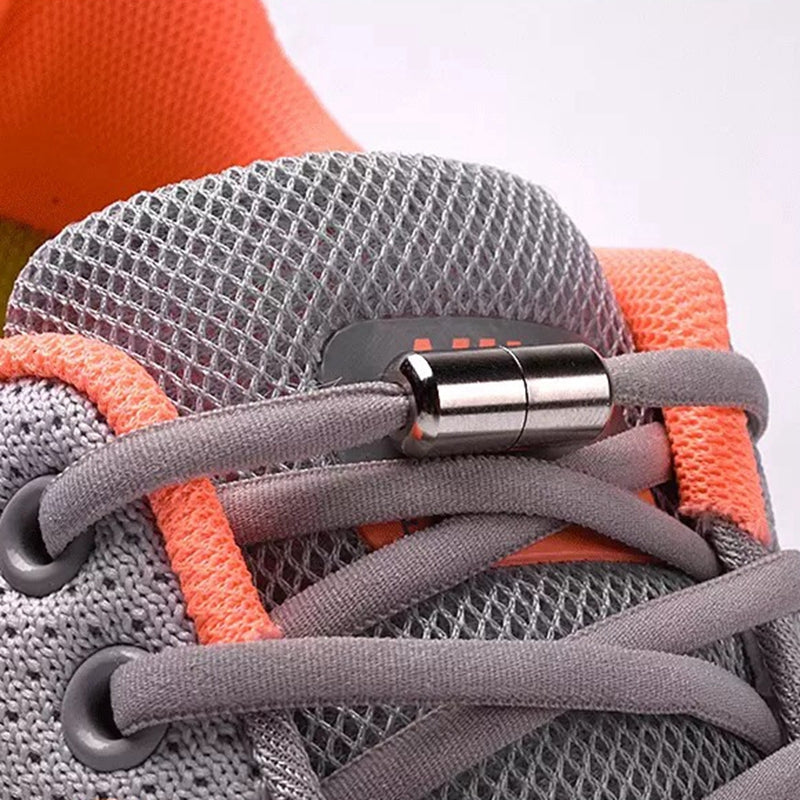Elastic No Tie Shoelaces - One Size Fits All Adult and Kids Shoes