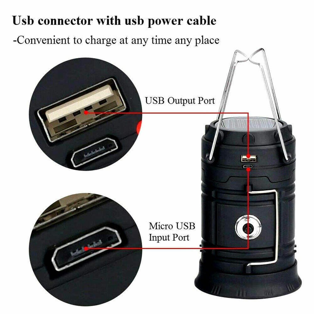 Camping Lantern - Rechargeable LED Lantern for Camping, Emergency, Hurricane and Survival Kits